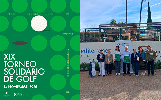 El XIX Torneo de Golf Síndrome de Down Castellón recaudará fondos para impulsar el empleo inclusivo