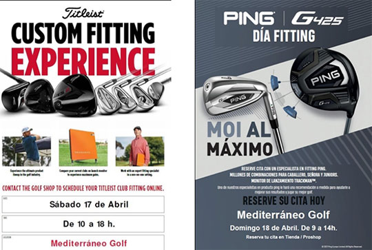 Abiertas inscripciones Torneos y Fittings abril 2021 Mediterráneo Golf Abiertas inscripciones Torneos y Fittings abril 2021 Mediterráneo Golf