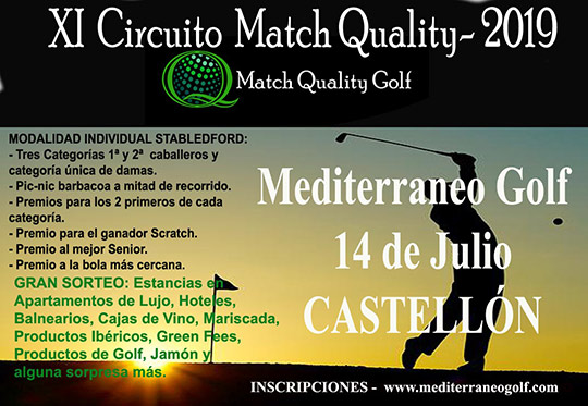 XI Circuito Match Quality Golf - 2019