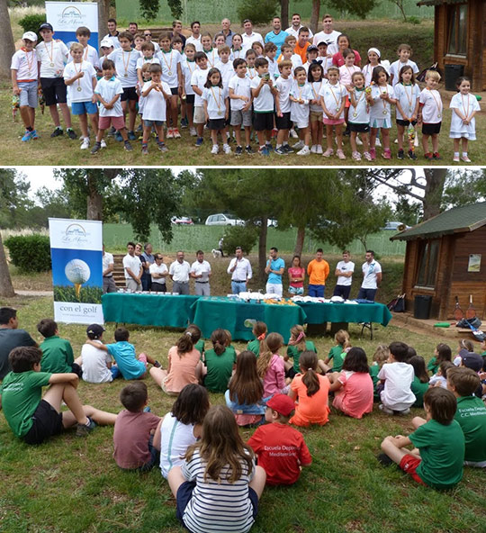 Entrega de los premios de la Escuela Deportiva Mediterráneo Golf