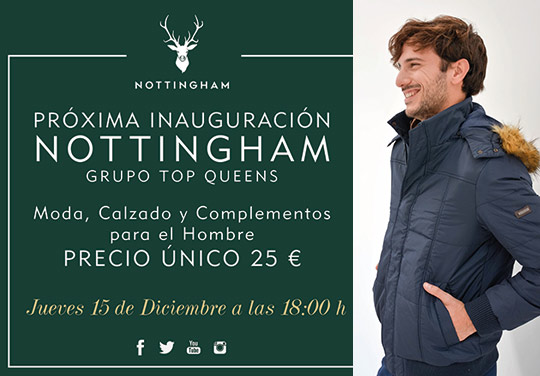 Inauguración de la firma de moda masculina Nottingham Inauguración de la firma de moda masculina Nottingham