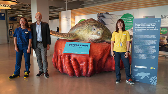Fundación Oceanogràfic e IKEA València se unen para concienciar sobre la protección de los animales marinos