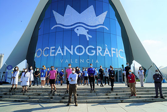 El Oceanogràfic reabre con una fiesta de bienvenida El Oceanogràfic reabre con una fiesta de bienvenida