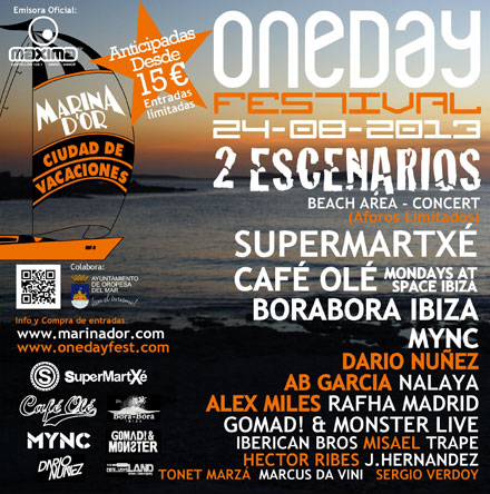 Castellón, Festival Oneday, Marina d´Or Oropesa