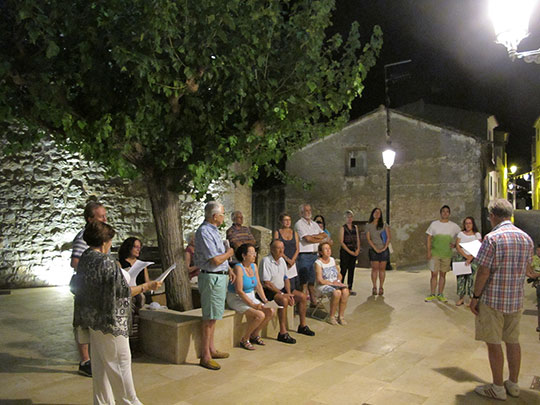 Poemas de Lorca o Machado en el casco antiguo de Oropesa del Mar
