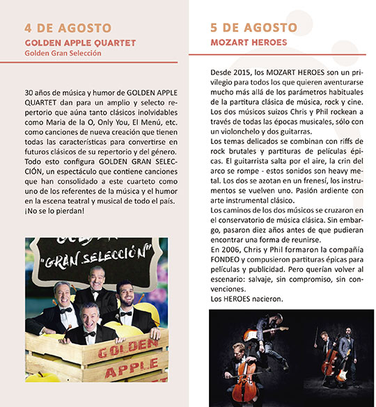 ORFIM, XV Festival internacional Música ORFIM, XV Festival internacional Música
