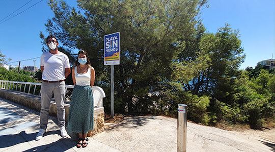 Oropesa del Mar habilita una segunda playa sin humo en la cala Orpesa la Vella