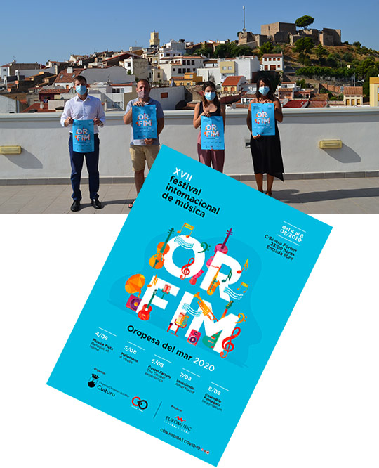 Oropesa del Mar volverá a convertirse en epicentro de la música con el festival internacional Orfim
