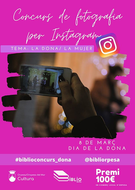 La biblioteca de Oropesa lanza un concurso de fotografía a través de Instagram con motivo del Día de la Mujer La biblioteca de Oropesa lanza un concurso de fotografía a través de Instagram con motivo del Día de la Mujer