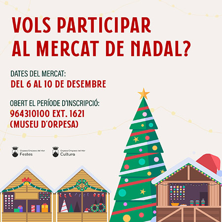 Oropesa del Mar ‘adelanta’ la Navidad con otra edición de su Mercat de Nadal en la plaza Mayor 