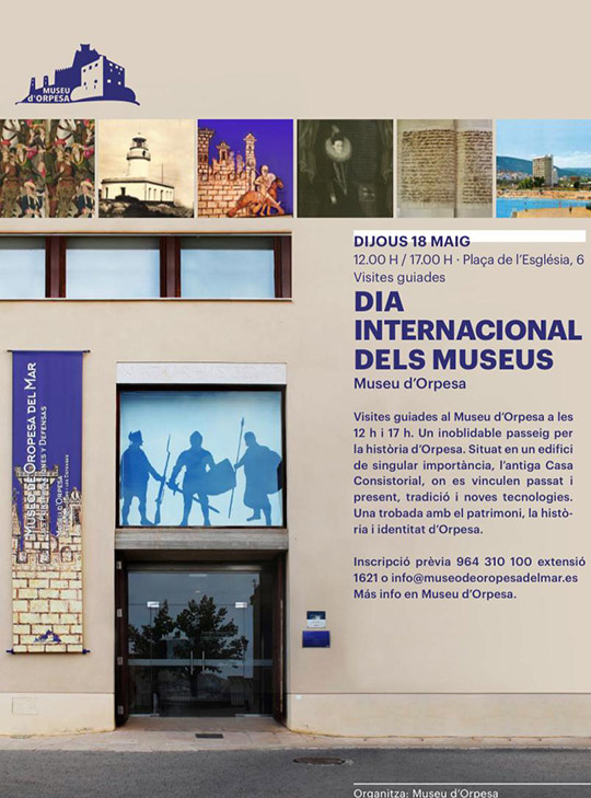 El Museu d’Orpesa se une a la celebración del Día Internacional de los Museos ofreciendo visitas guiadas por sus instalaciones El Museu d’Orpesa se une a la celebración del Día Internacional de los Museos ofreciendo visitas guiadas por sus instalaciones