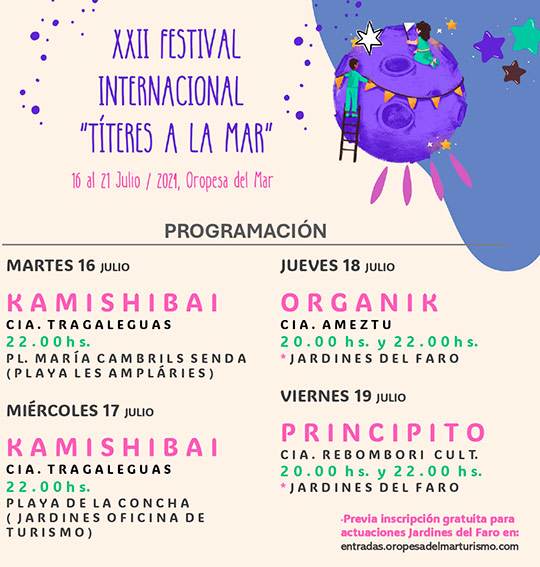 Llega el XXII Festival Títeres a la Mar de Oropesa