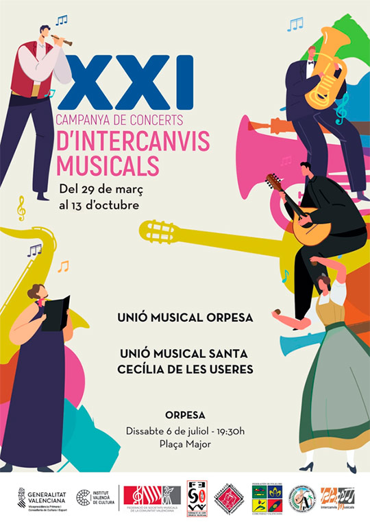La XXI Campaña de Conciertos de Intercambios Musicales de la Comunidad Valenciana hace escala en Oropesa del Mar