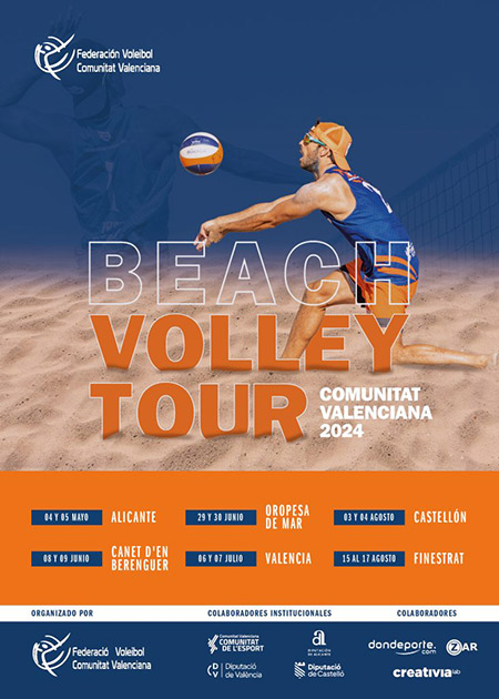 Oropesa del Mar acogerá el Beach Volley Tour Comunitat Valenciana 2024 este fin de semana
