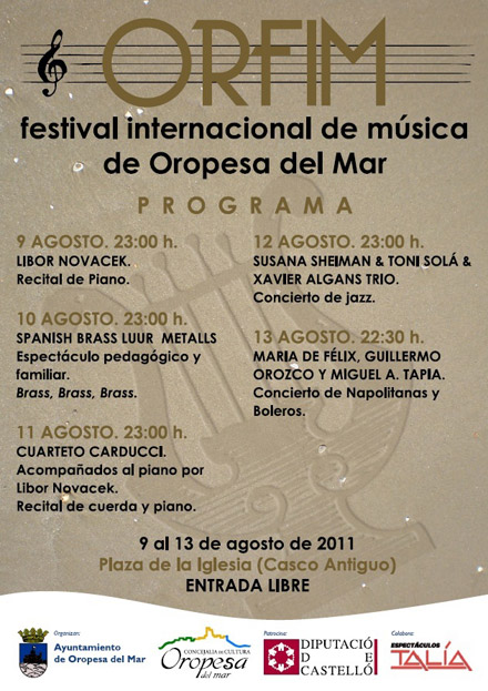 orfim 2011 festival internacional de musica en oropesa del mar