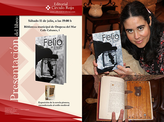 El sábado se presenta en Oropesa la novela de M. J. Zapater, Felio El sábado se presenta en Oropesa la novela de M. J. Zapater, Felio
