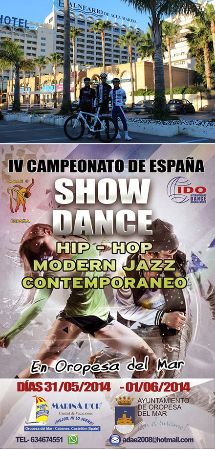 Ciclismo y Show Dance este fin de semana en la Ciudad de Vacaciones, Marina d’Or Ciclismo y Show Dance este fin de semana en la Ciudad de Vacaciones, Marina d’Or