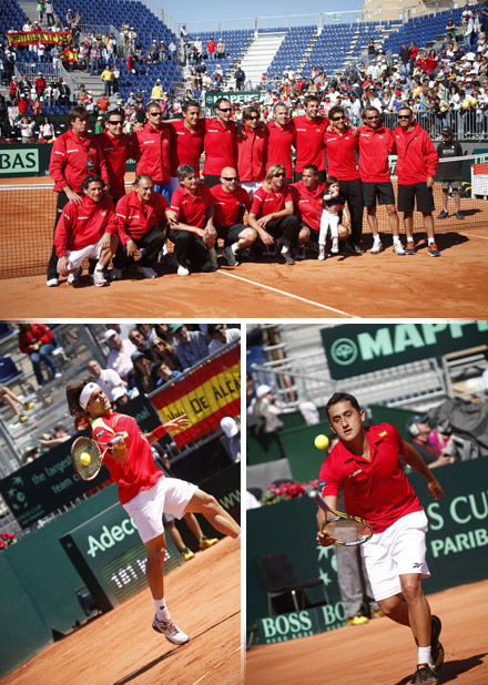 David Ferrer en Marina D´Or da el punto para semifinales de la Copa Davis David Ferrer en Marina D´Or da el punto para semifinales de la Copa Davis