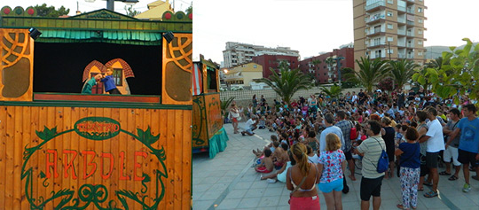 Programación fin de semana del XIII Festival Títeres a la Mar de Oropesa 