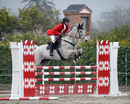 concurso de saltos naciona en la escuela de hipica paddocks de azahar