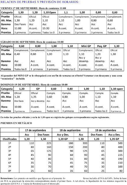 salto de obstaculos nacional en castellon