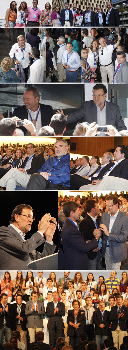 Castellón, Rajoy en la convención del PP en Peñíscola, 2013