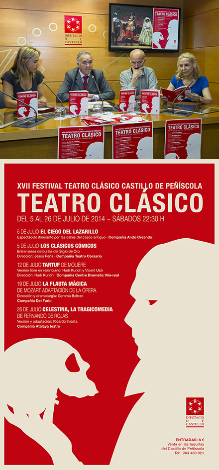 XVII Festival de Teatro Clásico de Peñíscola del 5 al 26 de julio