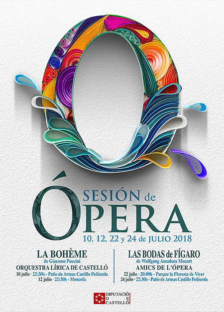 Sesión de ópera en la sala de armas del castillo de Peñíscola