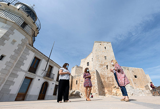 La Diputación aprovechará la fuerza del castillo de Peñíscola para presentar los atractivos turísticos de la provincia a los visitantes