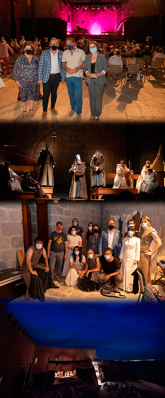 ´Nise, la tragedia de Inés Castro´, emociona en la segunda jornada del Festival de Teatro Clásico de Peñíscola, con otro lleno completo