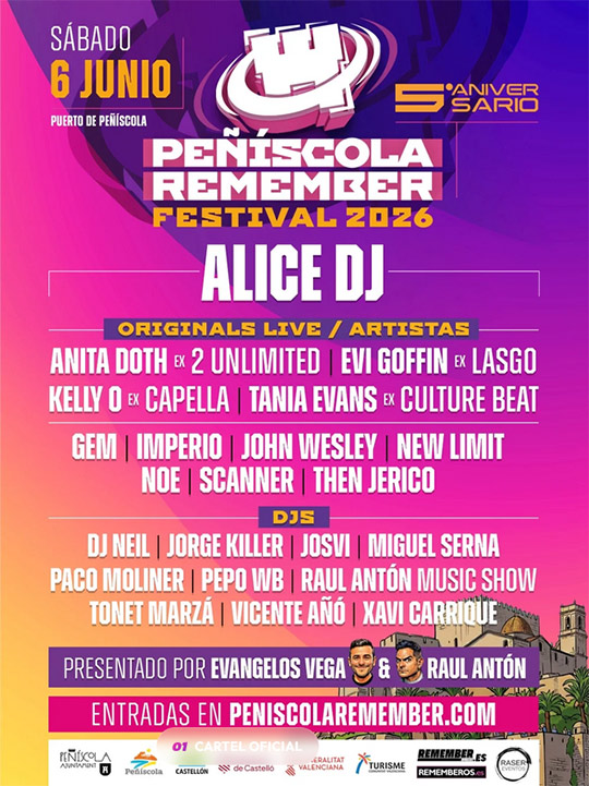 5º aniversario Peñíscola Remember Festival 5º aniversario Peñíscola Remember Festival