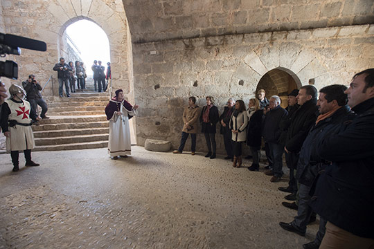 Se reanudan las visitas guiadas teatralizadas del Castillo de Peñíscola 