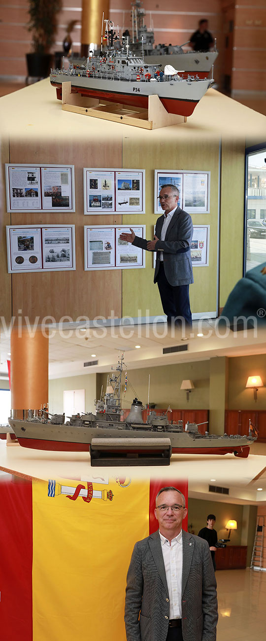 Ester Giner ha asistido a la inauguración en el RCN de Castellón de la exposición itinerante “Castellón y la mar” que estará disponible hasta el próximo 21 de abril