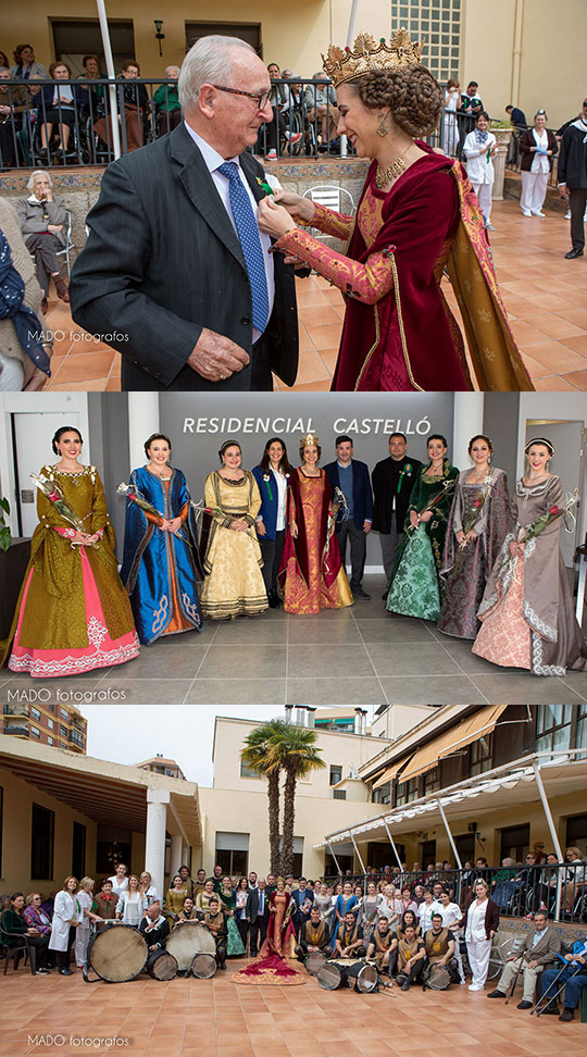 Na Violant y sus dones de companya visitan Residencial Castellón