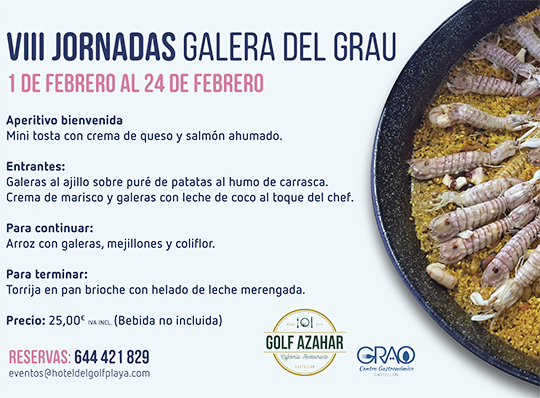 La Cafetería-Restaurante Golf Azahar en la Jornada de la Galera La Cafetería-Restaurante Golf Azahar en la Jornada de la Galera