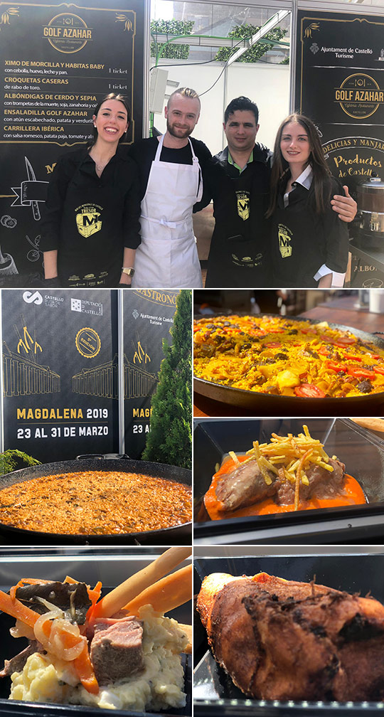 El restaurante Golf Azahar en el mercado gastronómico de Santa Clara El restaurante Golf Azahar en el mercado gastronómico de Santa Clara