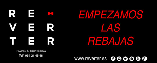 Comienzan las rebajas en Reverter Comienzan las rebajas en Reverter
