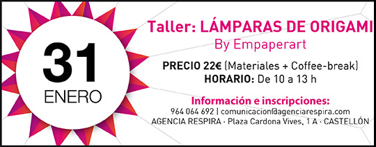 Taller de lámparas de origami en Agencia Respira Taller de lámparas de origami en Agencia Respira