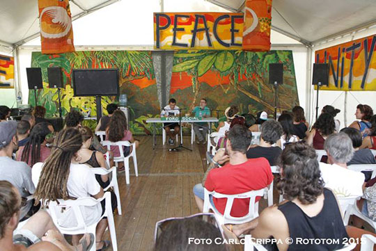 Análisis de la situación actual de la Unión Europea en el  Foro Social del Rototom Sunsplash