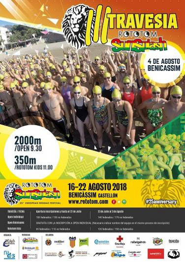 III Travesía Rototom Sunsplash Benicàssim, sábado 4 de agosto 