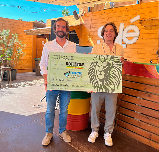 Rototom Sunsplash entrega a las organizaciones Human Call,  Conquistando Escalones, AIPHYC y A La Par los 42.500 euros  recaudados en su última edición a través de los abonos inclusivos