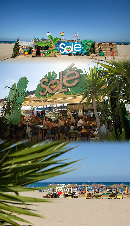 Solé Rototom Beach abre su temporada este viernes, 3 de abril, en la playa del Gurugú de Castelló