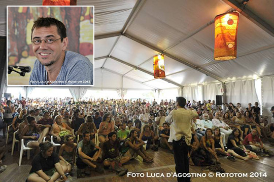 Juan Carlos Monedero regresa al Foro Social del Rototom Sunsplash