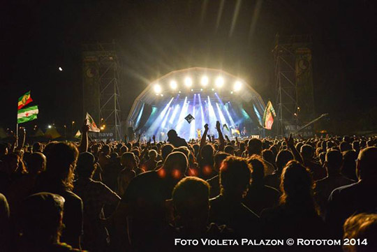 Un Rototom Sunsplash de pata negra