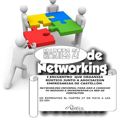 Networking informal en Rústico restaurante