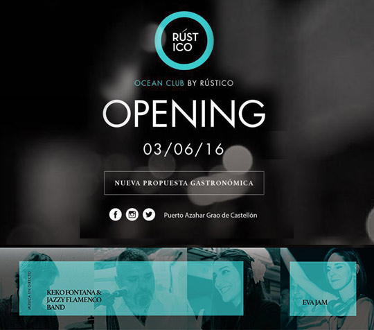 Opening Ocean Club by Rústico