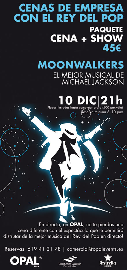 moonwalkers michael jackson sala opal castellon