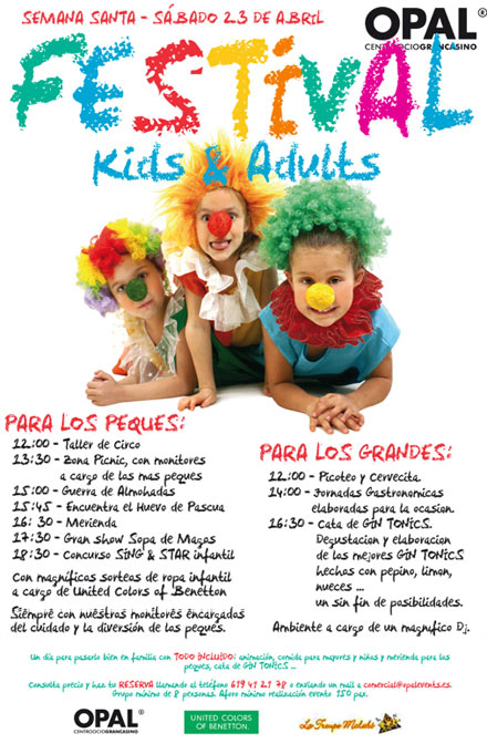 sala opal grao de castellon festival kids & adults