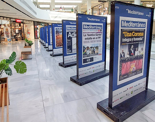 Salera acoge la exposición “100 años de periodismo” de El Periódico Mediterráneo
