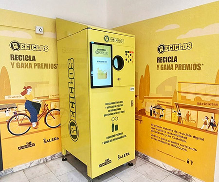 El nuevo sistema de reciclaje Reciclos llega al Centro Comercial Salera 